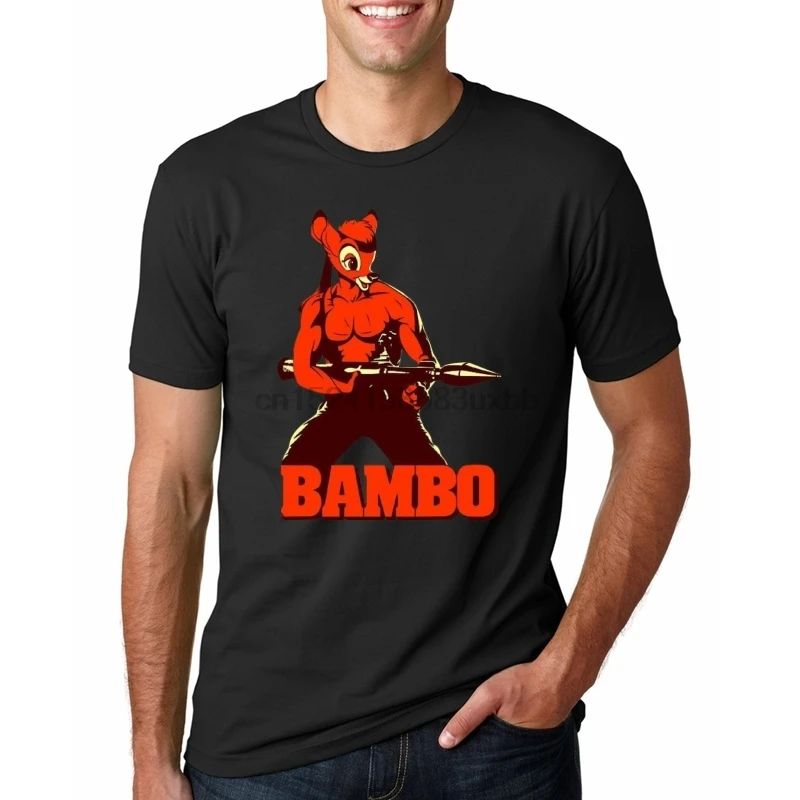 Новые поступления для мужчин летняя футболка мода Bambo ваш лес Коммандо дизайн