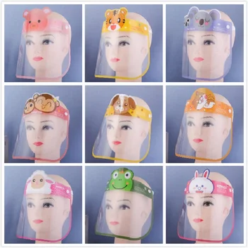 

100PCS/LOT Cartoon Visor Durable Children Visor Cute Kid Face Shield Kitchen Tools