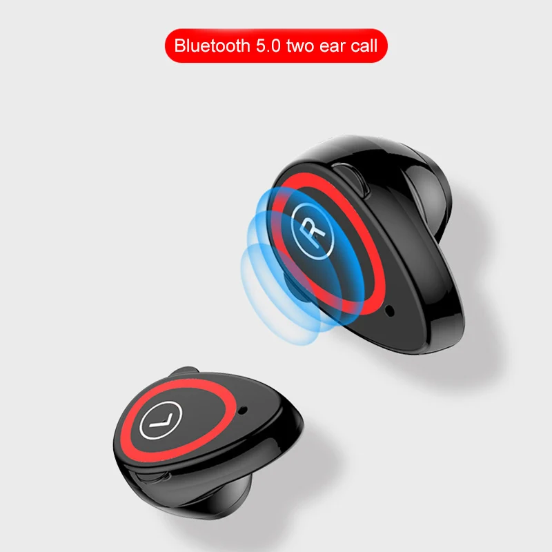 2-in-1 Smart Watch with Earbuds Bluetooth Headphone Wristband Portable for Sport DQ-Drop