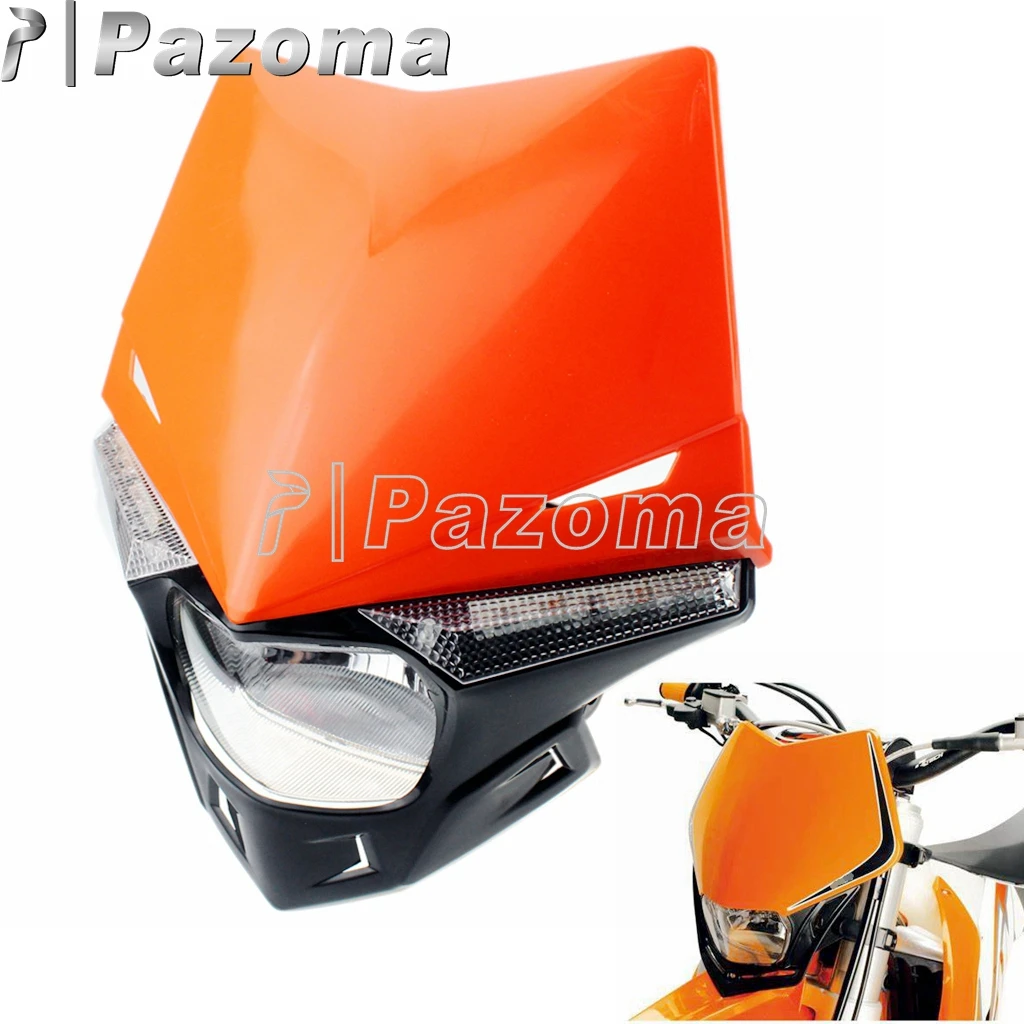 Headlight Assemblies LED Headlight Headlamp Universal For Dirt Bike