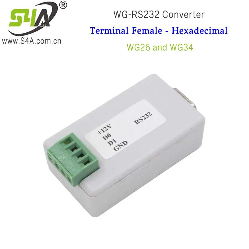 Wiegand 26/34 конвертер в порт USB для система контроля доступа| |