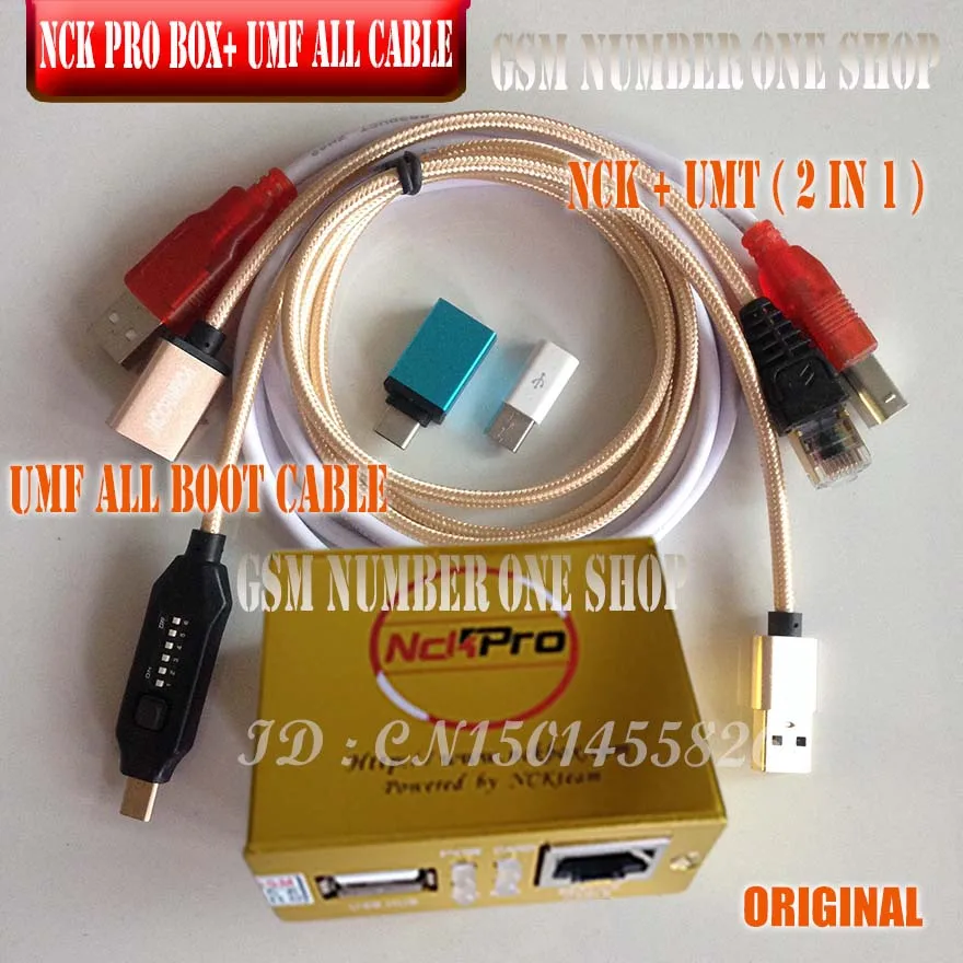 2020 новейший оригинальный NCK Pro box Pro2 + umf весь кабель для загрузки (NCK UMT 2 в 1)|Детали