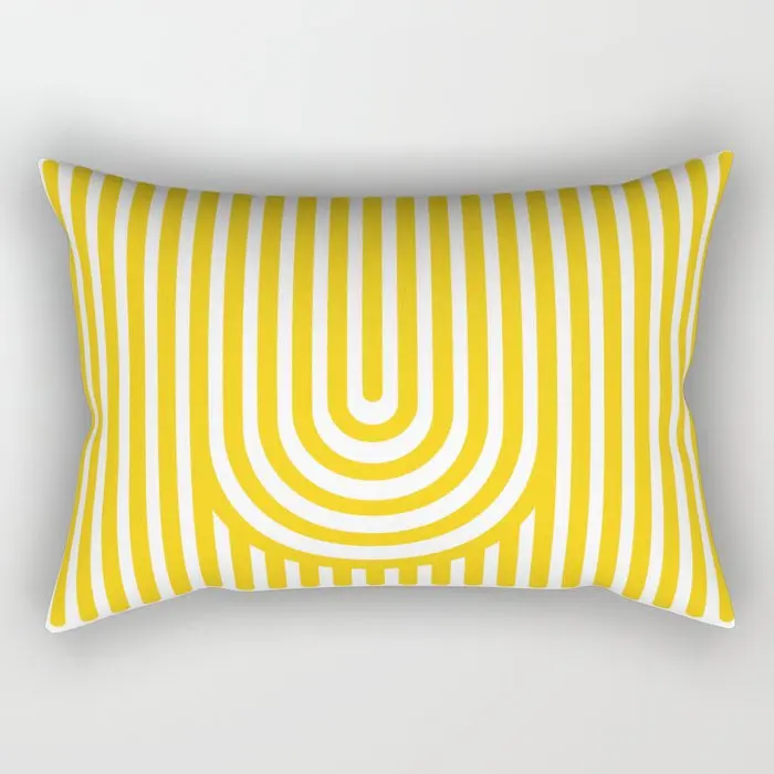 Elife Nordic искусственная желтая полиэстер с геометрическим принтом Декоративная Подушка наволочки Подушка Чехол для подушки для дивана автомобиля 30x50 см