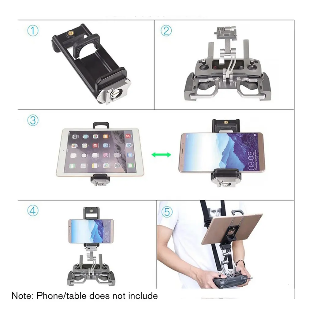 Кронштейн для телефона и планшета для DJI Mavic Pro Air Spark Mavic 2 Pro Zoom Drone контроллер для монитора держатель для телефона для iPhone iPad