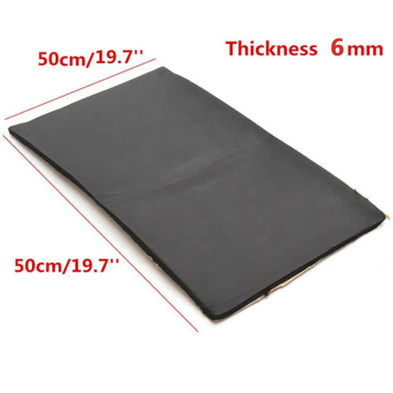 

50cm Roll Car Sound Proofing Insulation Foam Mat Deadening Closed Carpets 6mm AU