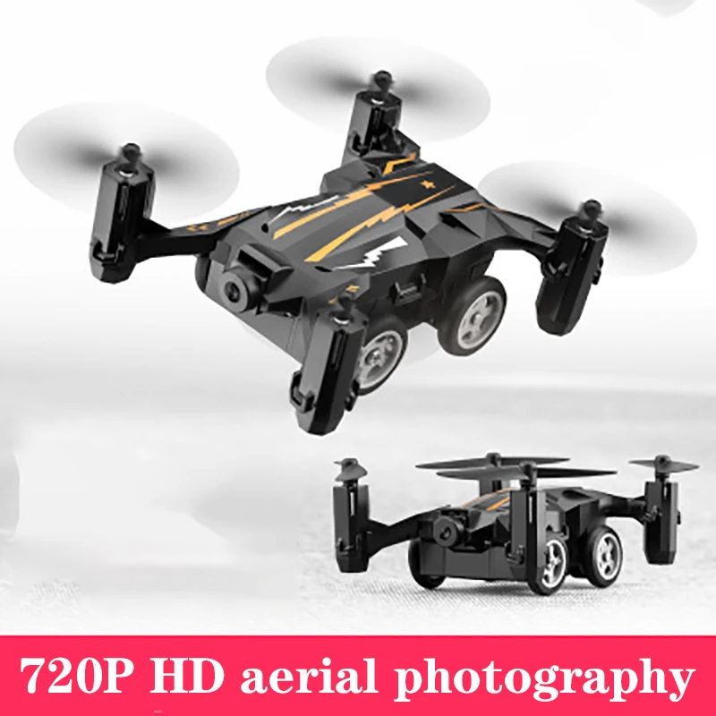 2020 RC Мини вертолет 2 4G 4CH воздушная наземная летающая игрушка Квадрокоптер Дрон