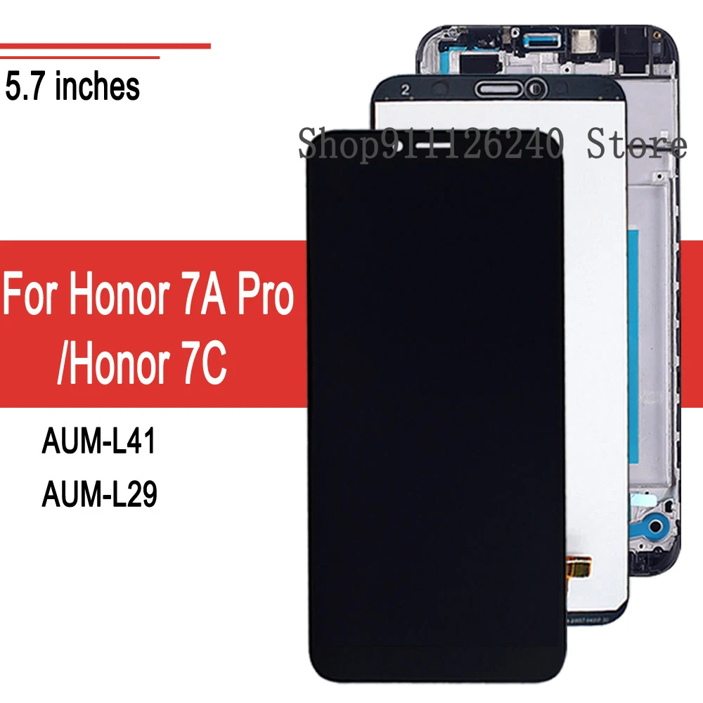 Для Honor 7A ProAUM-L29 /7C AUM-L41 5 7 дюйма ЖК-дисплей Экран дисплея сенсорная Сенсор рамка для