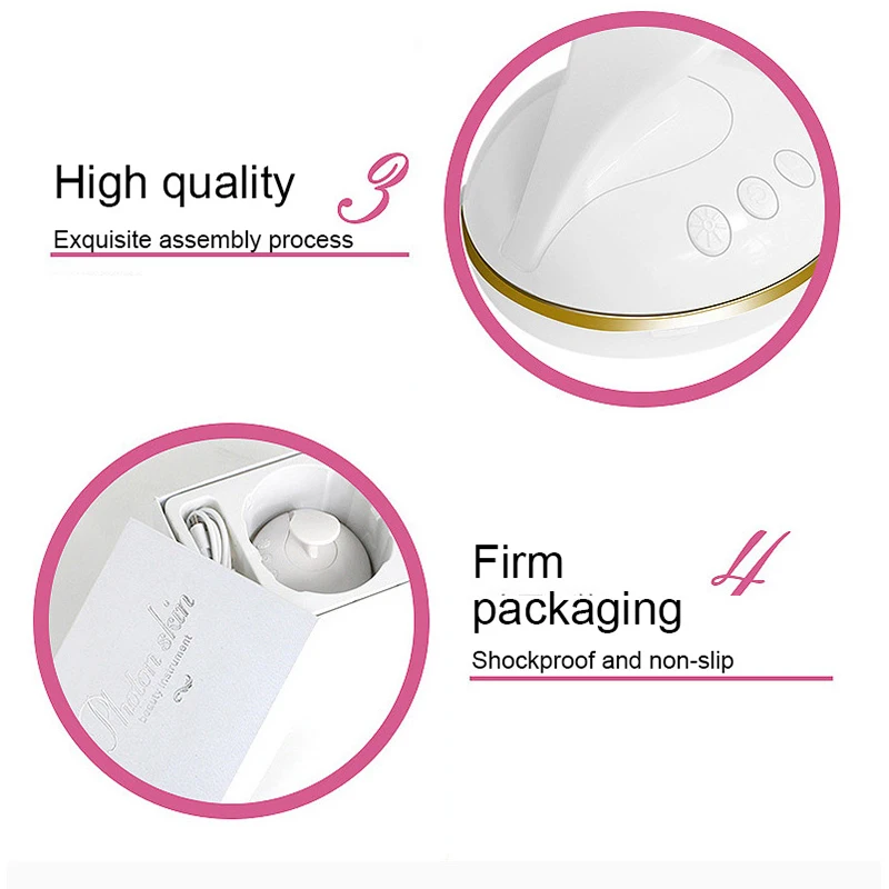  Mesotherapy Skin Care Face Massager Electroporation EMS RF LED Photon IPL Handheld Rejuvenator Vibr - 4000433620688