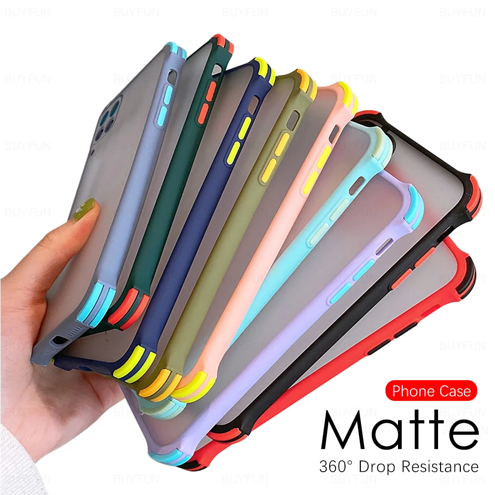 Матовый защитный чехол для huawei p40 light lite e y6p y7p y8p 2020 чехлы honor 30 pro plus 30i 30s мягкий
