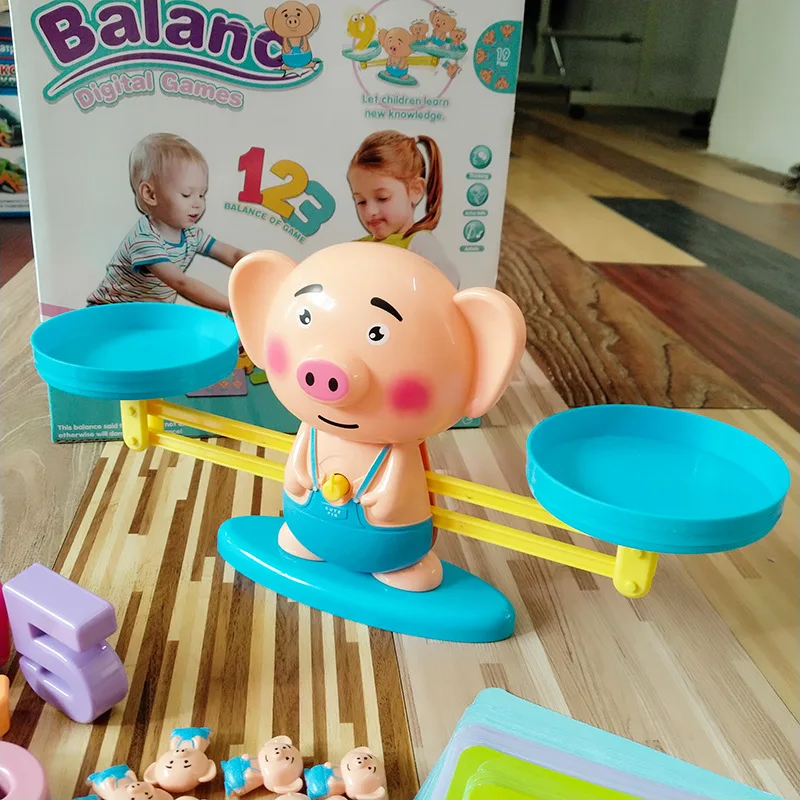 Модная детская игрушка, интеллект, математика, обезьяна, баланс, игра, раннее обучение, вес, Детская математическая игрушка для детей, обучающий подарок
