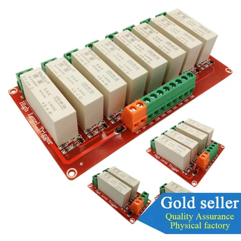 

1 2 4 8-Way High Level Trigger DC Control DC Solid-State Relay Module Single-Phase Electric Relay Solid State 5A