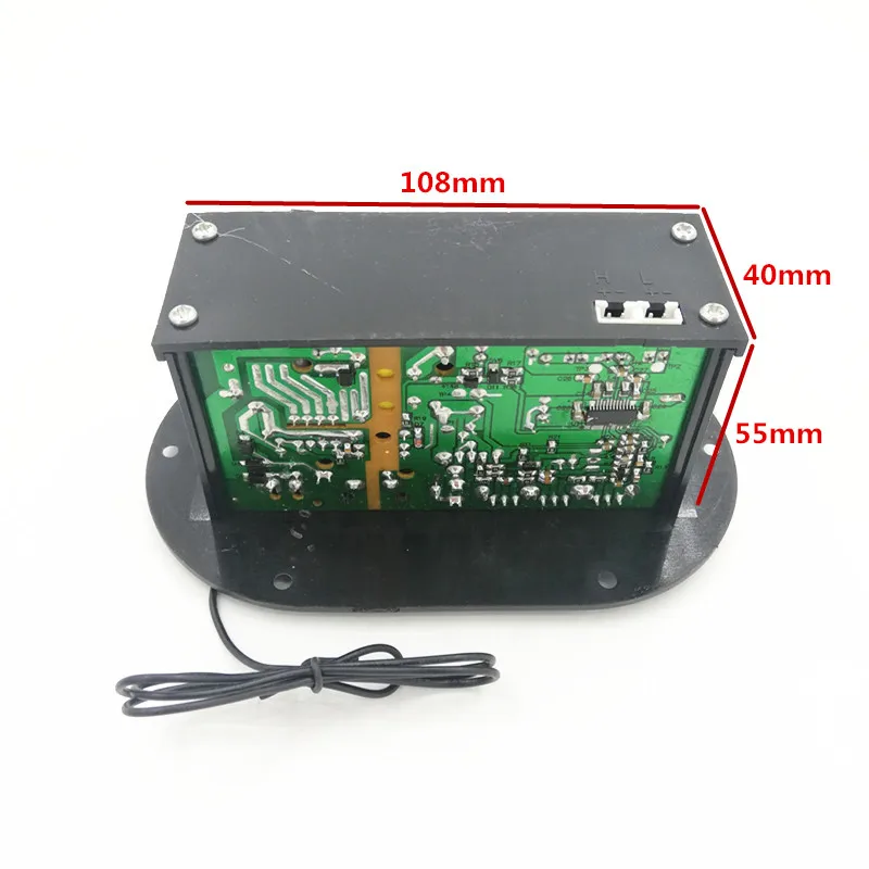 Car Audio Digital Mono Power Amplifier Board Built-in Bluetooth 12V24V220V Subwoofer With Card U Disk Remote Control Microphone