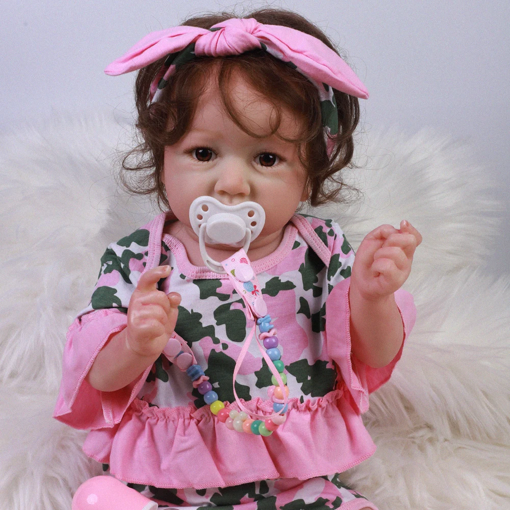 2" Кукла младенца всего тела мягкий винил тела силиконовый Bebe Reborn Baby Doll экшн-фигурка Реалистичная Reborn дети лучший Playmate 50 см