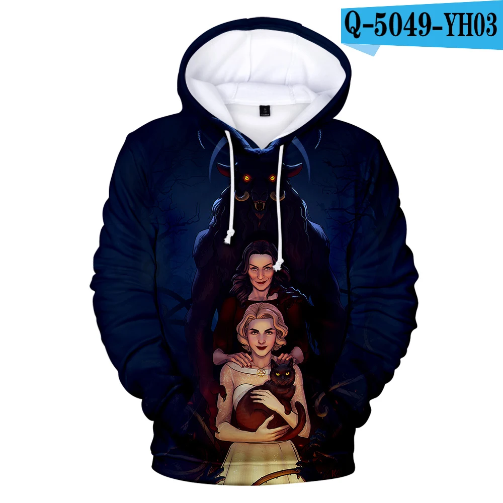 Sabrina/модные толстовки с капюшоном с 3D принтом; Повседневные Удобные толстовки в стиле хип-хоп для родителей и детей; пуловеры для детей; сезон осень-зима - Цвет: Q5049