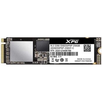 

ADATA ASX8200PNP-256GT-C solid-state drive, SSD, M. 2, 256GB, PCI-E, read: 3350 MB/s, write: 1150 MB/s, TLC 3D NAND