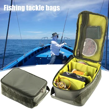 

New Fishing Bait Package Fishing Reel Bag 4th Floors Double Zipper Outdoor Storage Container XD88