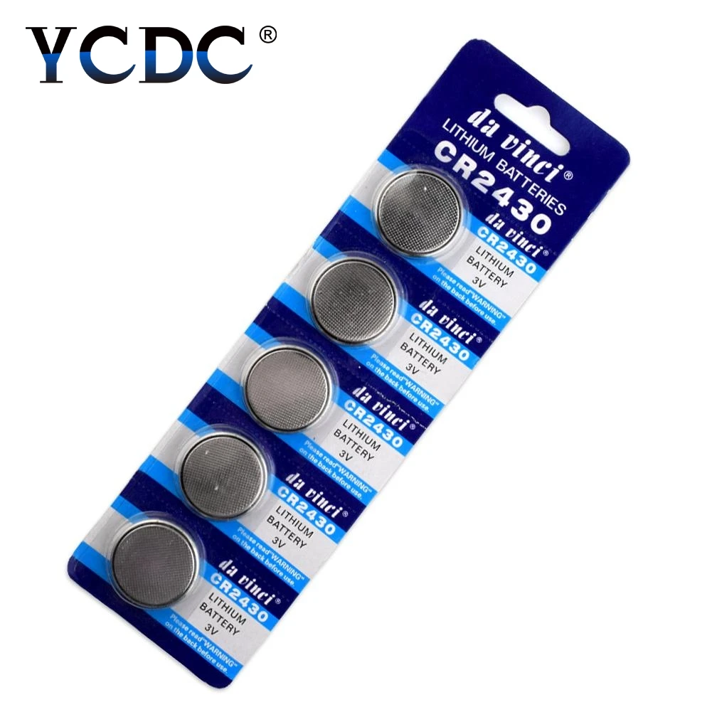 YCDC 10 шт./упак. 3V CR 2430 CR2430 литиевая батарея таблеточного типа для Батарея DL2430 BR2430 KL2430 сотовый батарейки-таблетки для часы электронные игрушки