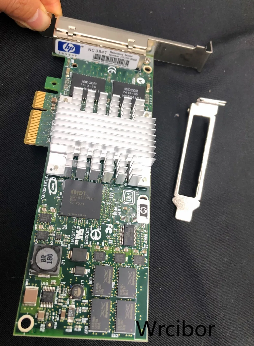 Hp NC364T четырехпортовый гигабитный Ethernet адаптер PCI-E LP 435506-001 436431-001