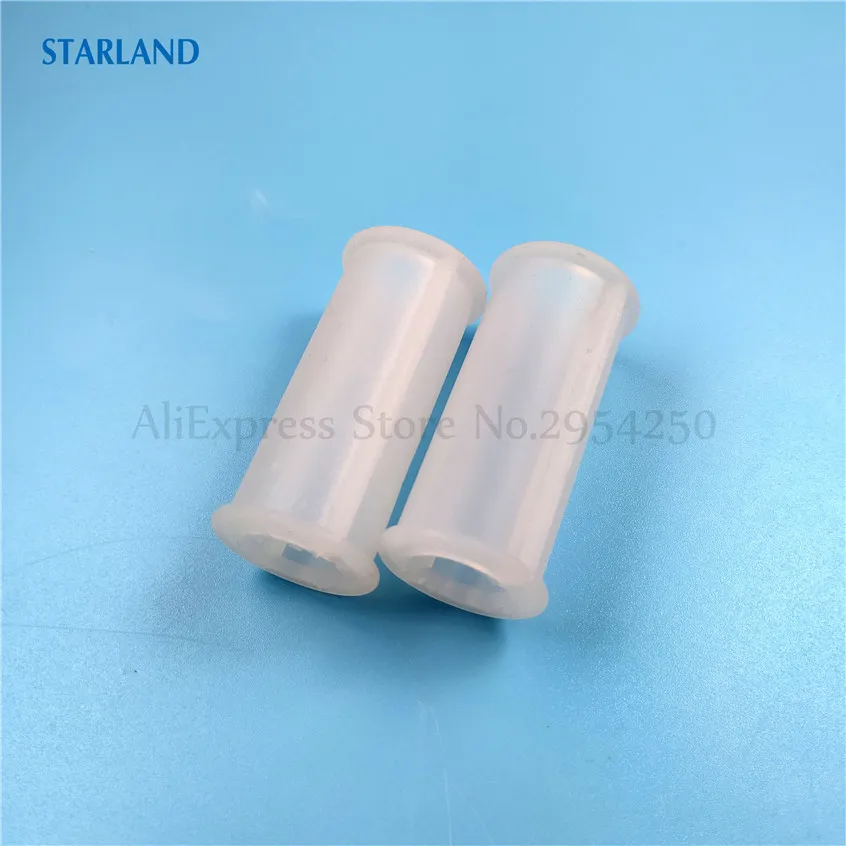 Soft Ice Cream Machine Spare Part Middle Valve Rod Outside Protection Sealing Casing Ice Cream Maker Replacement 2Pcs 2pcs gas heater valve connector internal thread m10 1 thread 10mm pagoda aluminum connector