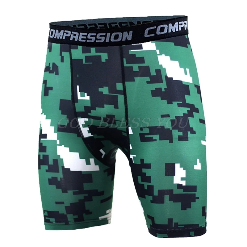 Men's Sports Gym Compression Wear Under Base Layer Shorts Pants Athletic Tights
