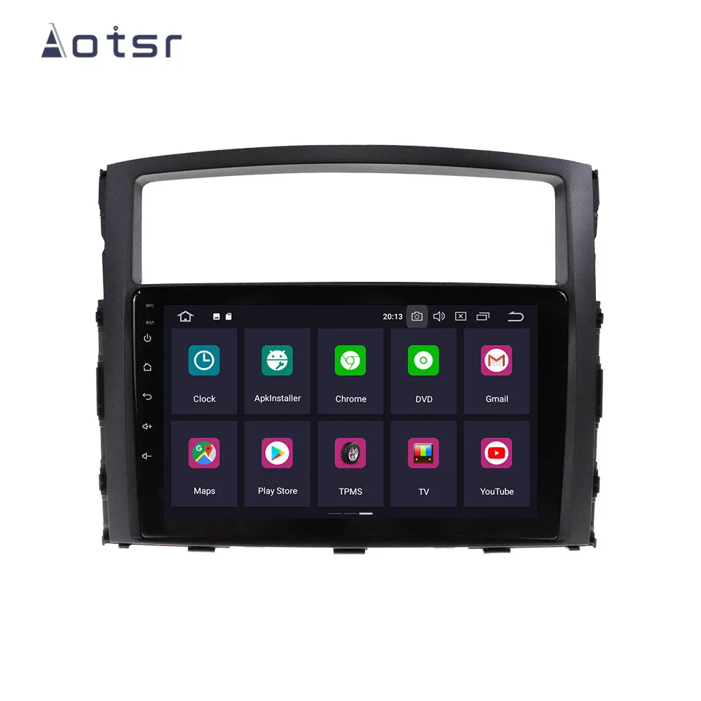 DSP Android 10 Carplay автомобильный gps-навигация, dvd-плеер для Mitsubishi Pajero 4 2006+ Авто Стерео Радио мультимедийный плеер головное устройство