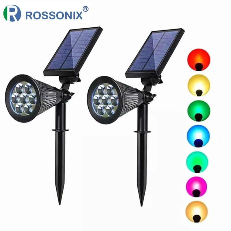 Светодиодный светильник на солнечной батарее 7 дюймов регулируемый Точечный