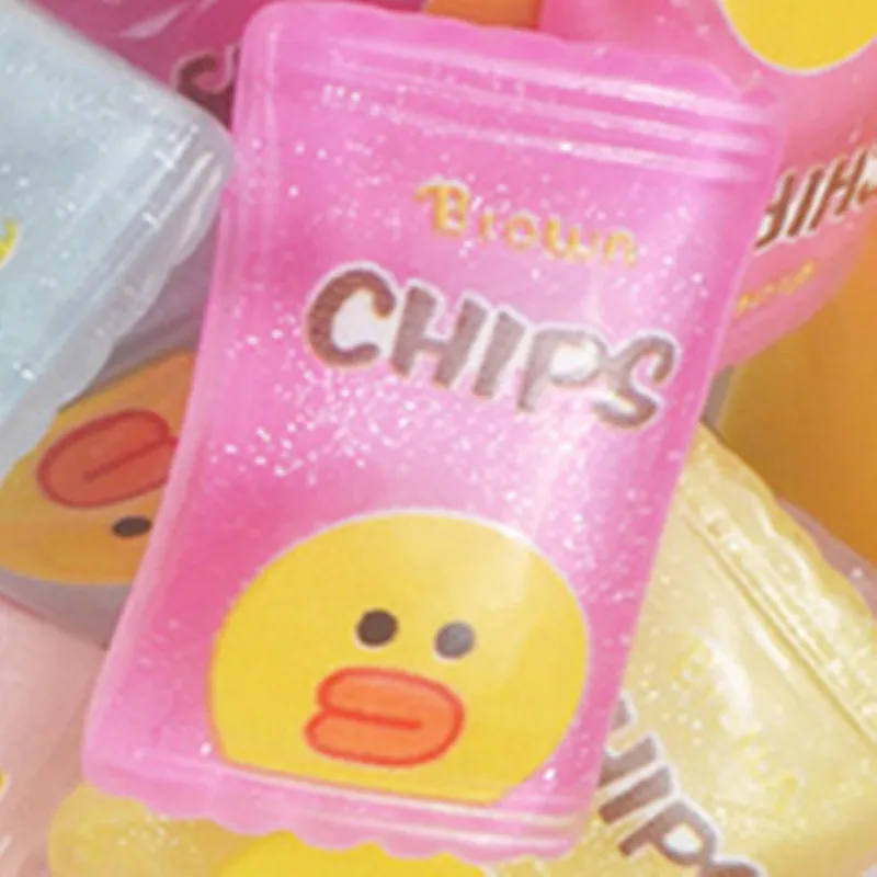 pink 8pcs 8 шт., полимерная коробка для конфет с имитацией утки, для детей, амулеты, глина для моделирования, Набор для творчества, аксессуары, кухонные игрушки - Цвет: pink 8pcs