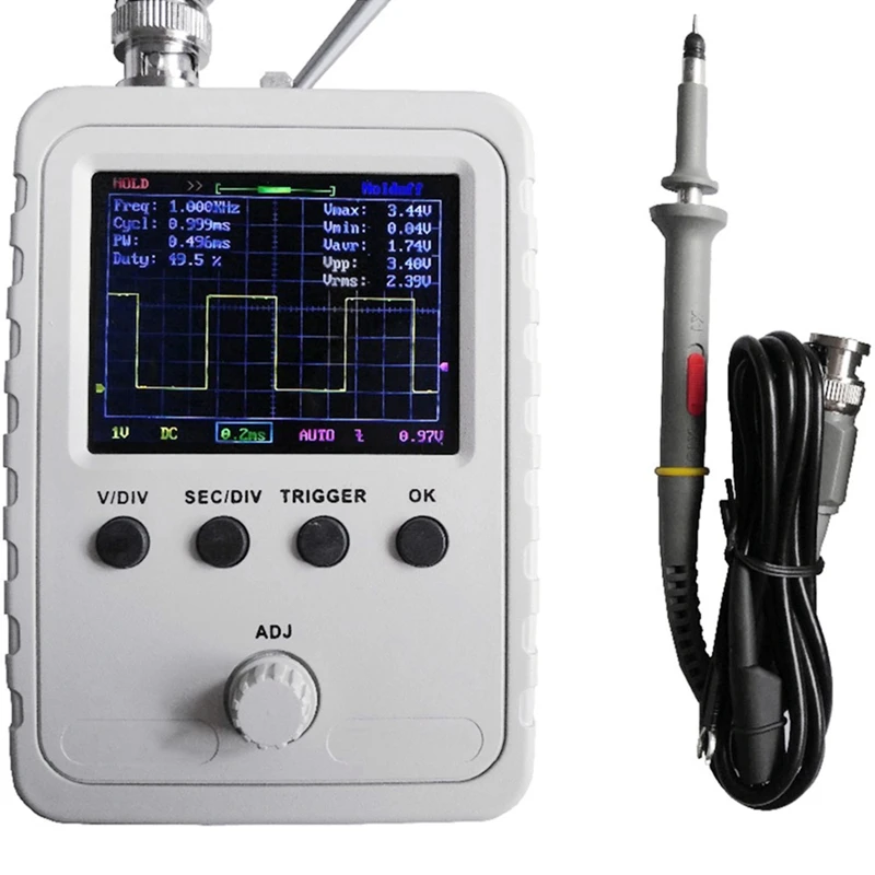  Oscilloscope (Assembled) With Probe Electronic Training Teaching Diy Kit - 4000606738584