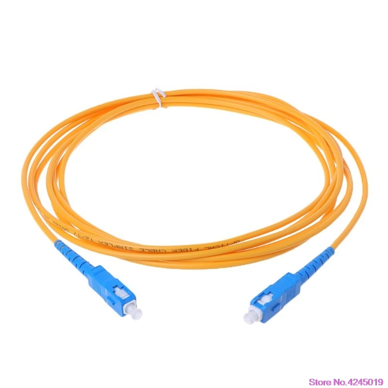 3m SC/UPC-SC/UPC-SM 3 мм волоконно-оптический соединительный кабель одномодовый удлинитель патч-корд - Цвет: 3m