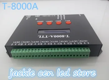 

T-8000A LED Pixel Controller,with SD Card,8 port off-line, for WS2801 WS2811 DMX512 WS2812 dc5V