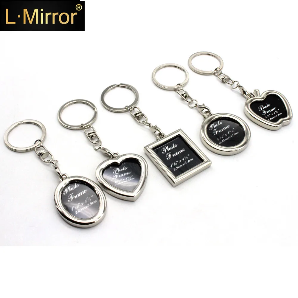 L.Mirror 1 шт. фоторамка брелок из сплава Вставка Lovers Logo домашний декор для девушки