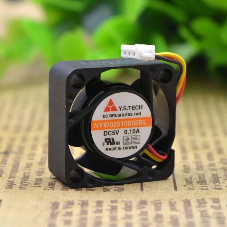 NYW02510005BL 2510 5V 0.1A 2,5 см/защиты электродвигателя Вентилятор охлаждения