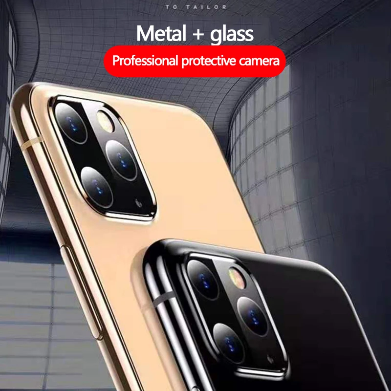 

Metal Tempered Glass integrated Camera Lens Protector Film for iPhone 11 Pro Full Protection for iPhoneX XS MAX XR Camera cover