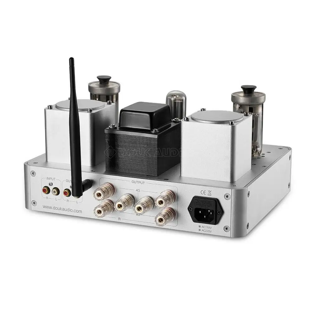 Douk Audio FU50 вакуумная трубка, усилитель мощности Bluetooth 5,0 класса A одноконечный PCM5102 стерео аудио предусилитель