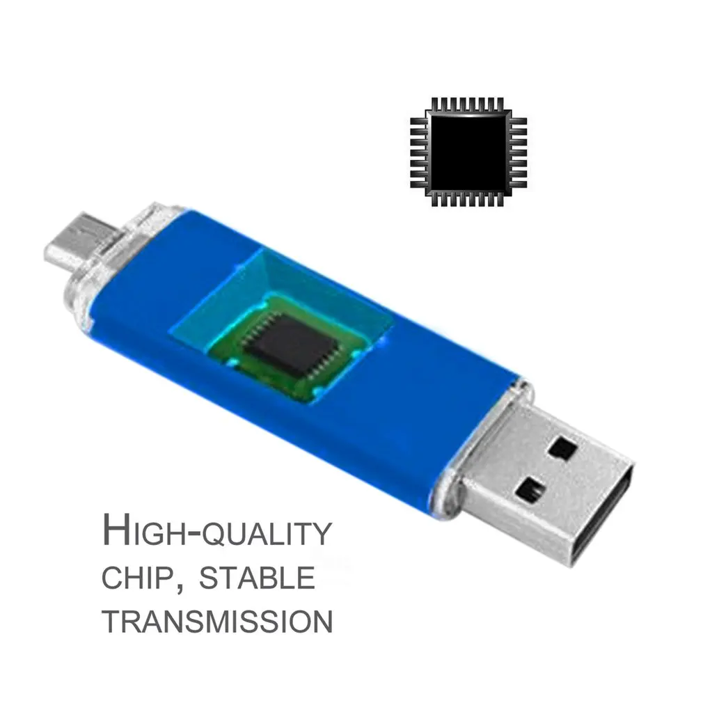 Универсальный USB флеш-накопитель USB2.0 для мобильного телефона, USB флеш-накопитель из алюминиевого сплава, USB флеш-накопитель, u-диск для смартфона, компьютера