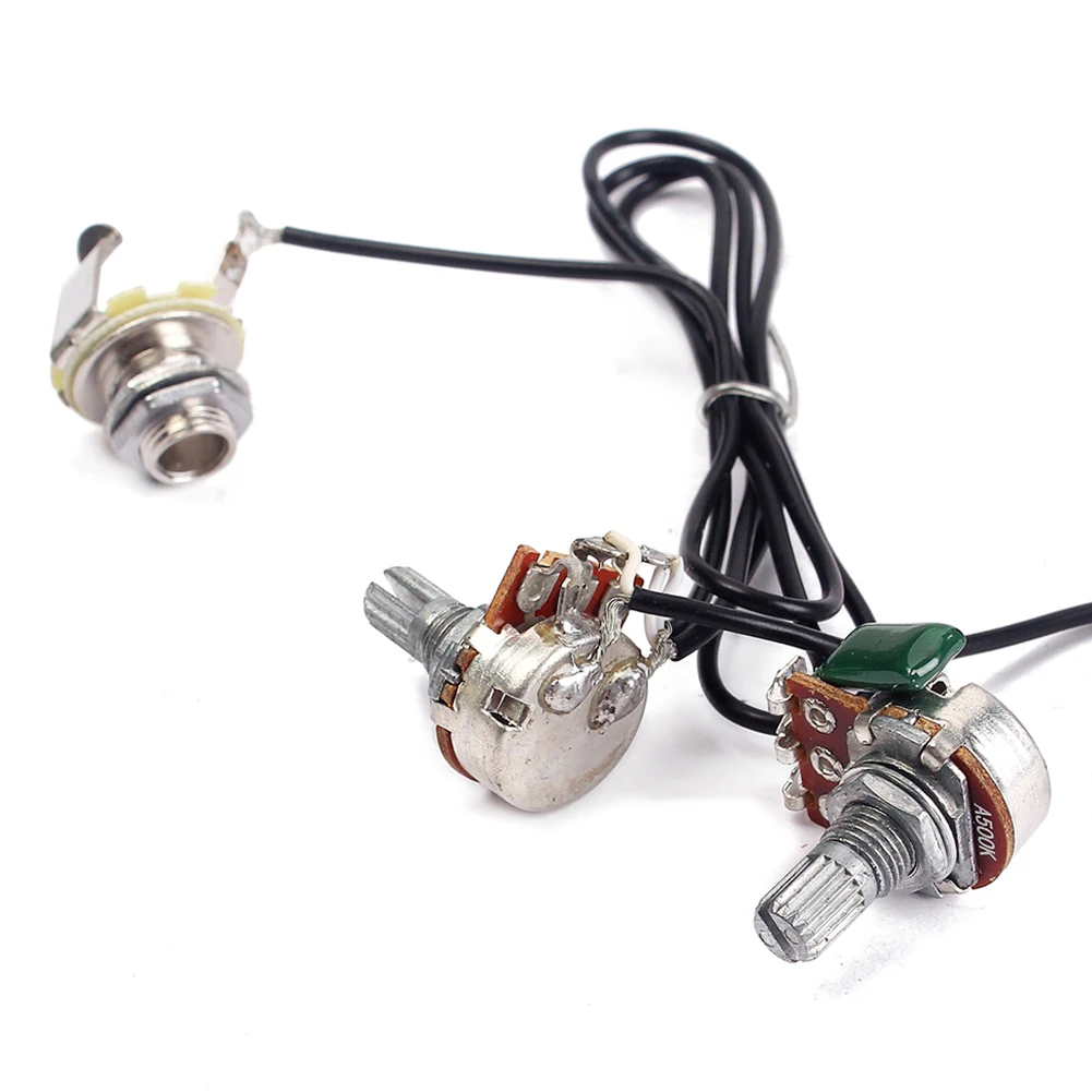 4 Strings Magnetic Sound Holes Guitar Pickup with Volume Tone Control Knobs Holes Guitar Pickup with Volume Tone Control Knobs