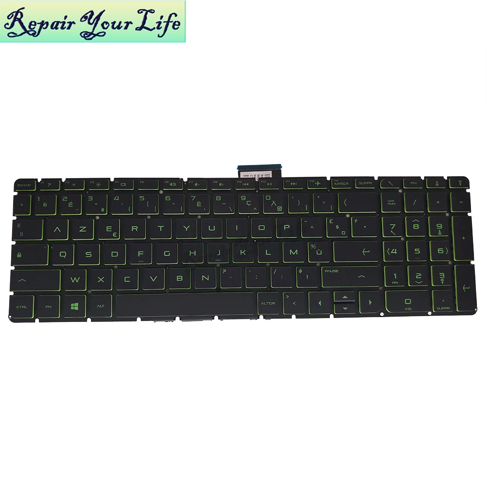 Для HP Pavilion 15-AB 15-ae 17-g Envy 17-n 15-au 15-aw series черные зеленые ключи с краем без оригинала |
