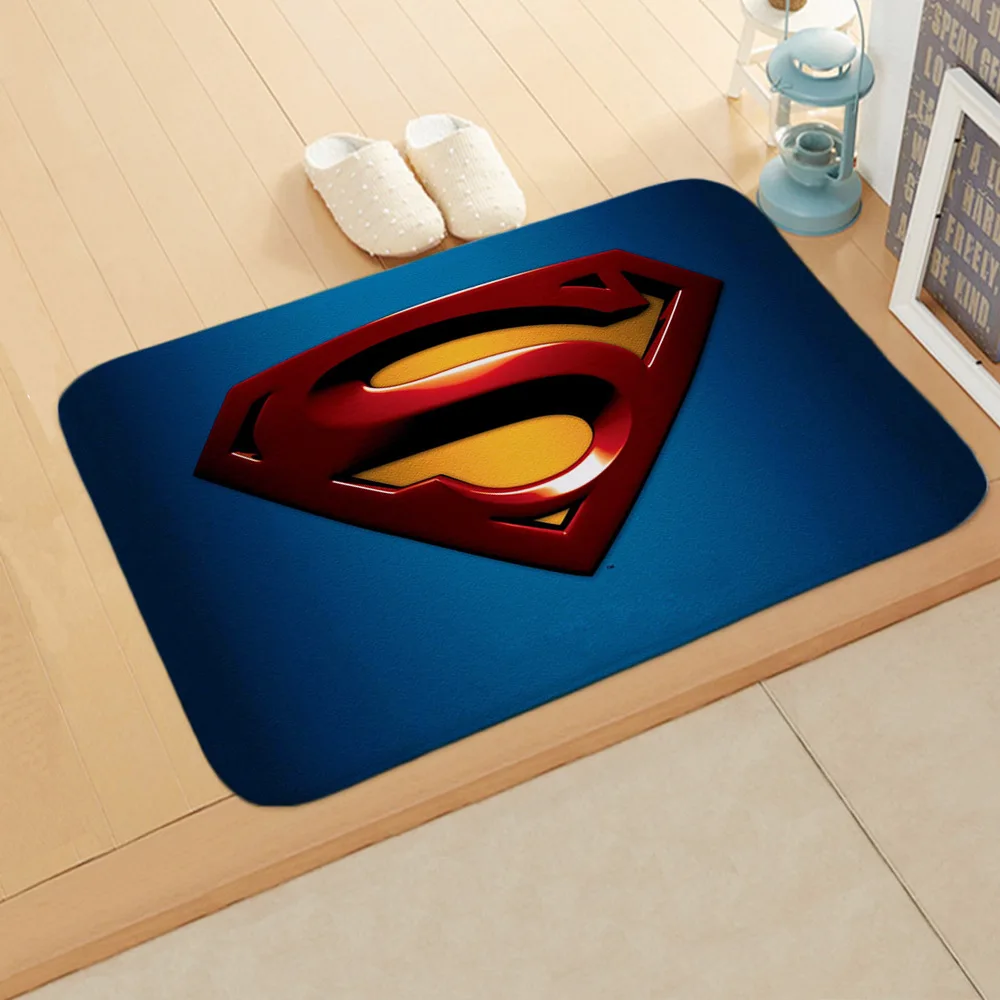 Противоскользящие ковры с изображением героя Капитан Америка персонаж мультфильма супер герой подходит для печати коврики для ванной комнаты кухонные коврики 40 см x 60 см