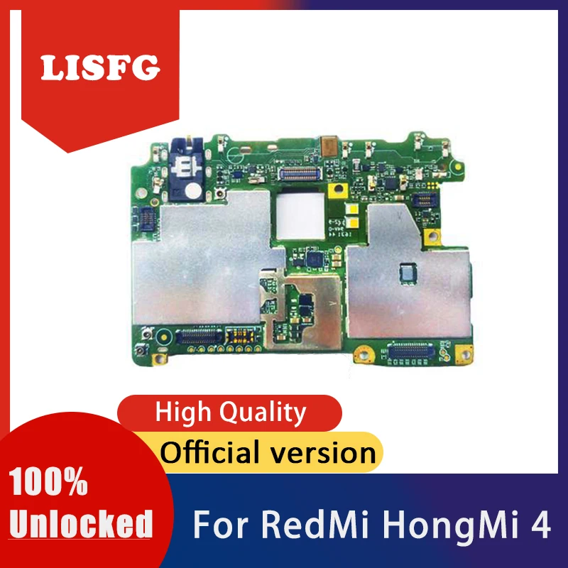 Материнская плата LISFG для RedMi 4 HongMi 100% разблокированная оригинальная материнская |