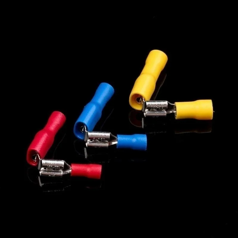 fio elétrico Crimp, Butt Ring, talões garfo,