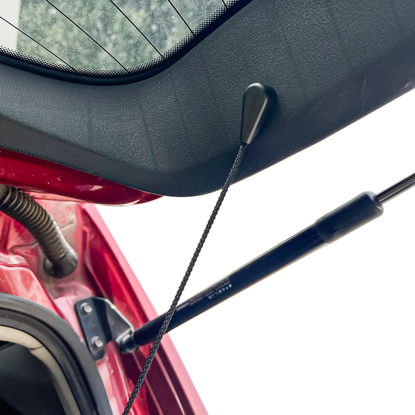 Car Trunk Straps Parcel Shelf Tray Load Inner Tonneau Cover Lift String Strap Clips Pair For Renault Megane Clio Laguna MK1 MK2 MK3