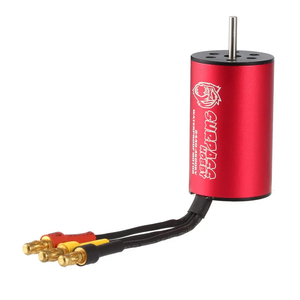 SURPASSHOBBY KK 2440 4600KV/6080KV бесщеточный мотор 2S для Traxxas/HSP 1:16, 1:18 RC Дрифт Гонки скалолазание бездорожья автомобиль