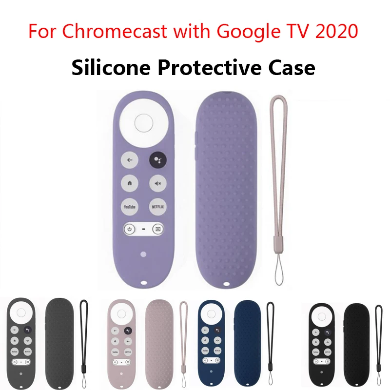 Per Chromecast Custodia In Silicone Anti-Smarrimento Per Chromecast Con Google Tv 2020 Custodia In Silicone Anti-Smarrimento A Distanza Vocale