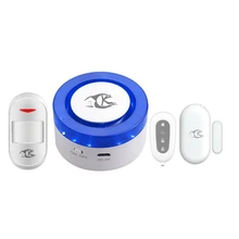 MOOL WiFi Беспроводная сирена Домашняя безопасность WiFi сигнализация умная сирена Tuya совместима с Alexa/Google Home EU Plug