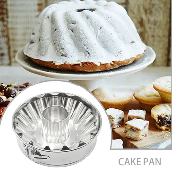 

2pcs Springform Pan Tubes Easy Clean Rustproof 9inches Home Cake Mold Set Quick Release Non-stick Ice Cream Removable Bottom
