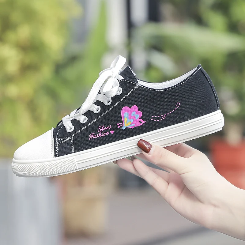 

Women Flats Classic Spring/autumn Fashion Denim Women's Shoes Round Toe Canvas Shoes Designer Sneakers Zapatillas Mujer W31-61