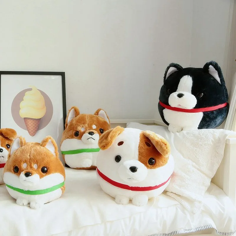 Горячая Chubby shaba Inu Boston Jack Russell Плюшевые игрушки-обработка настраиваемые рекрут агенты