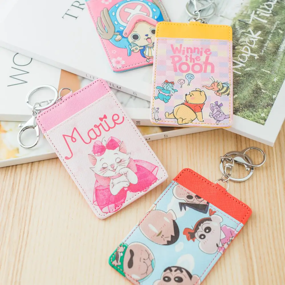 Крутой модный Зонт кошка Мэри Crayon Shin-chan аниме, плюшевая держатель для карт PU мультфильм Кредитные ID Сумки монета автобус карта кошелек девушки горячая новинка