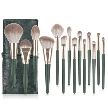 

14Pcs Makeup Brushes Set Cosmetic Powder Foundation Blush Highlight Eye Shadow Eyebrow Eyes Lips Blending Make Up Brush Tool Kit