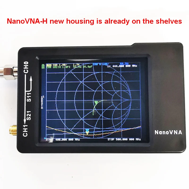 NanoVNA 50 кГц-900 МГц векторный сетевой анализатор цифровой сенсорный экран коротковолновый MF HF VHF UHF антенный анализатор стоящая волна